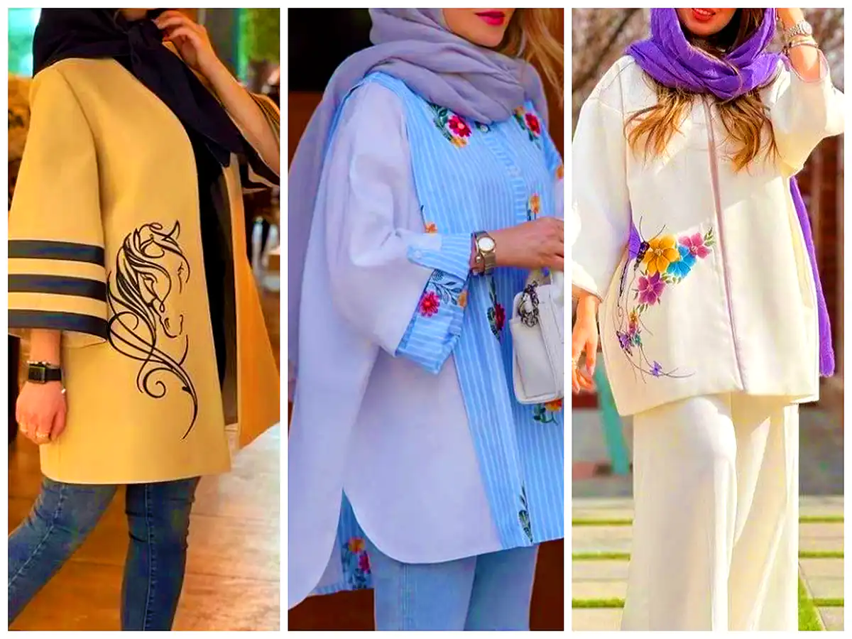 مانتو پائیزی شیک زنانه