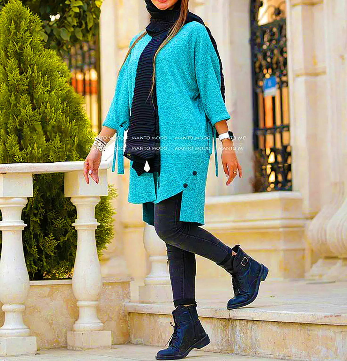 مانتو شاد و رنگی زنانه