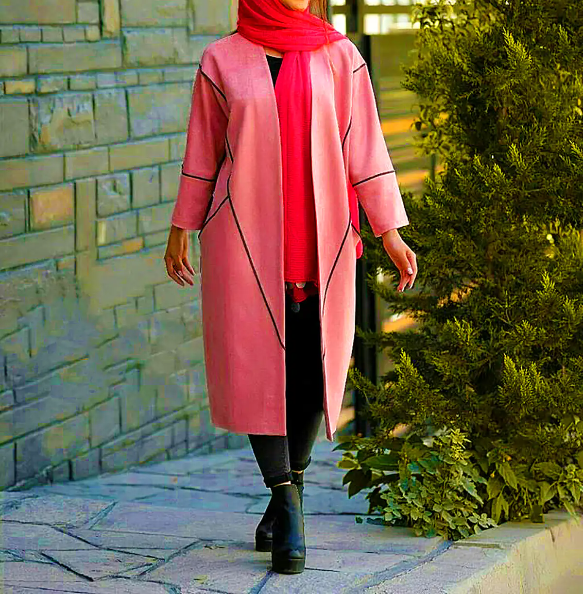 مانتو شاد و رنگی زنانه