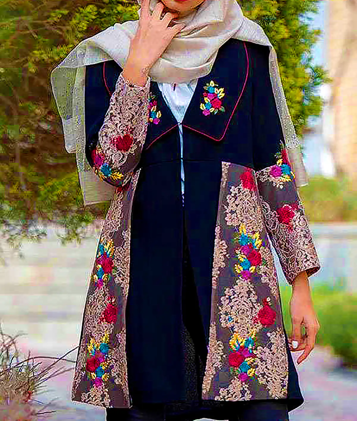مانتو ترند شاد و رنگارنگ