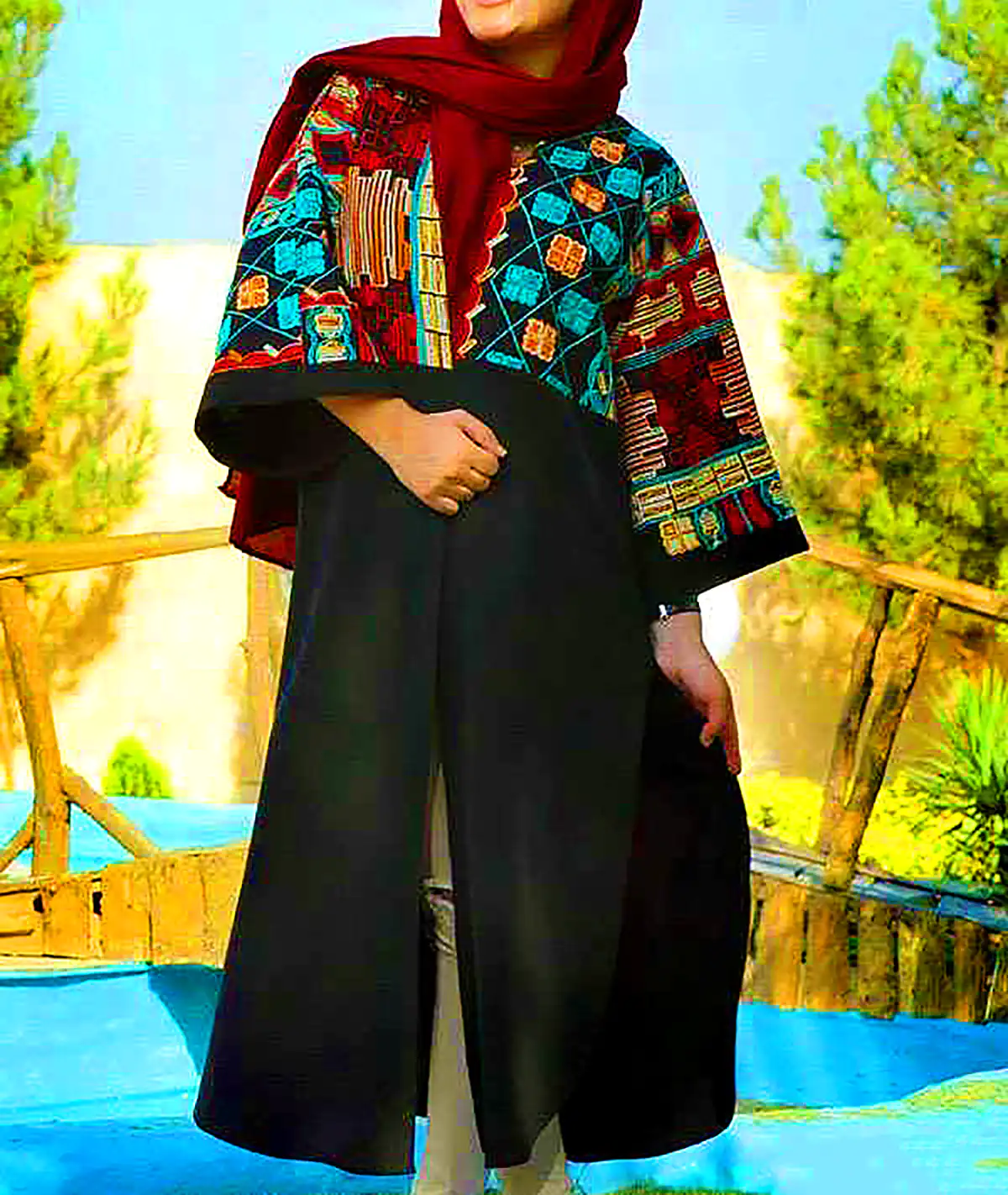 مانتو ترند شاد و رنگارنگ
