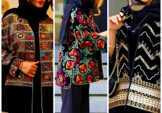 مانتو ترند زمستونی مشکی