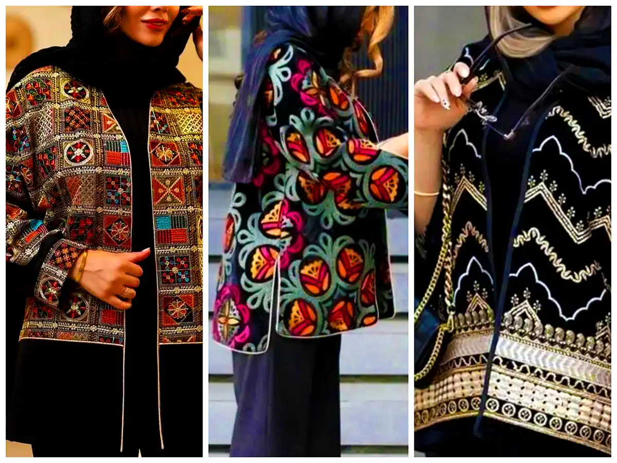 مانتو ترند زمستونی مشکی