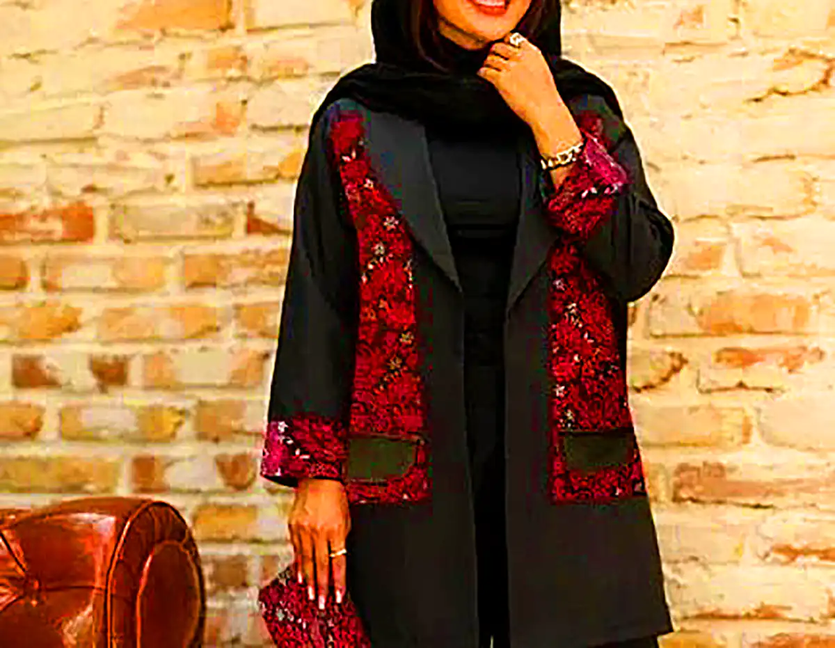 مانتو ترند زمستونی مشکی