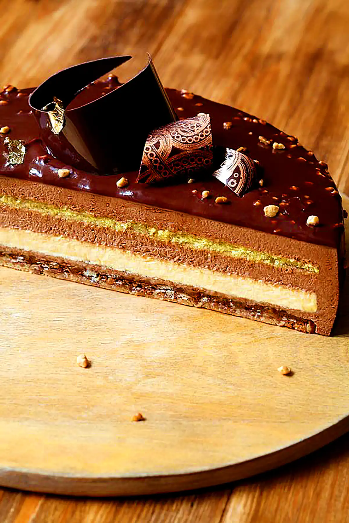 مینی کیک شکلاتی مغزدار