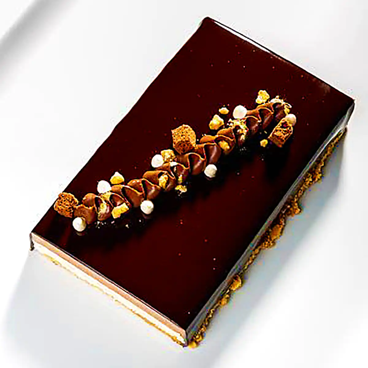 مینی کیک شکلاتی مغزدار