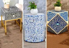 میز عسلی خاتم کاری سنتی