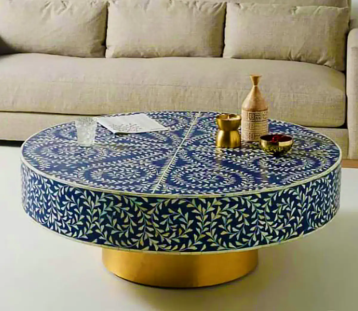 میز عسلی خاتم کاری سنتی