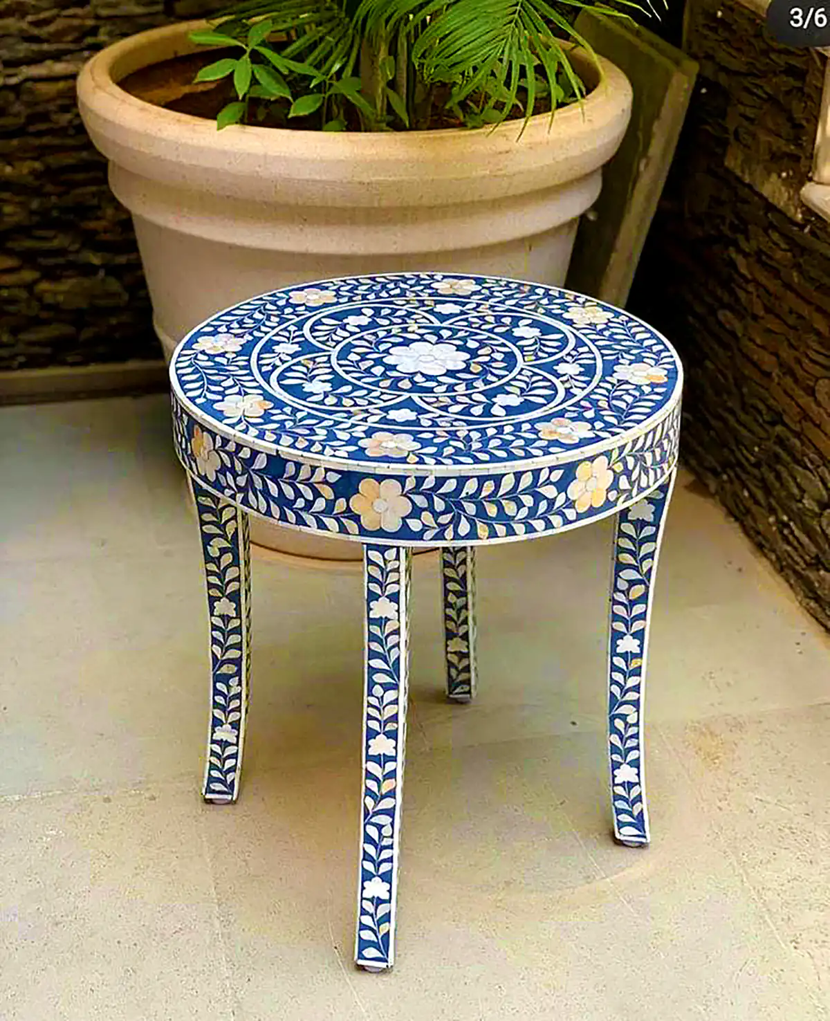 میز عسلی خاتم کاری سنتی
