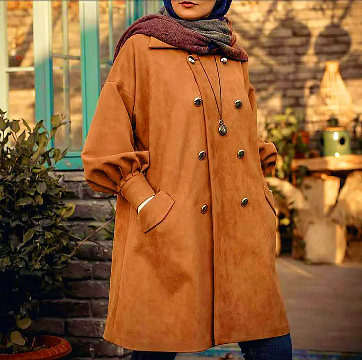 پالتو مخمل شتری