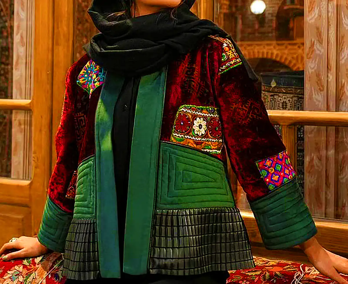 پالتو سنتی گلدوزی شده