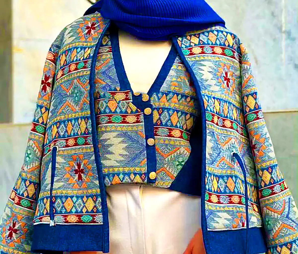 پالتو سنتی گلدوزی شده