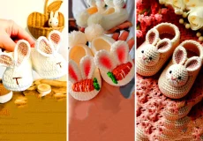 پاپوش کیوت بافتنی بچگانه