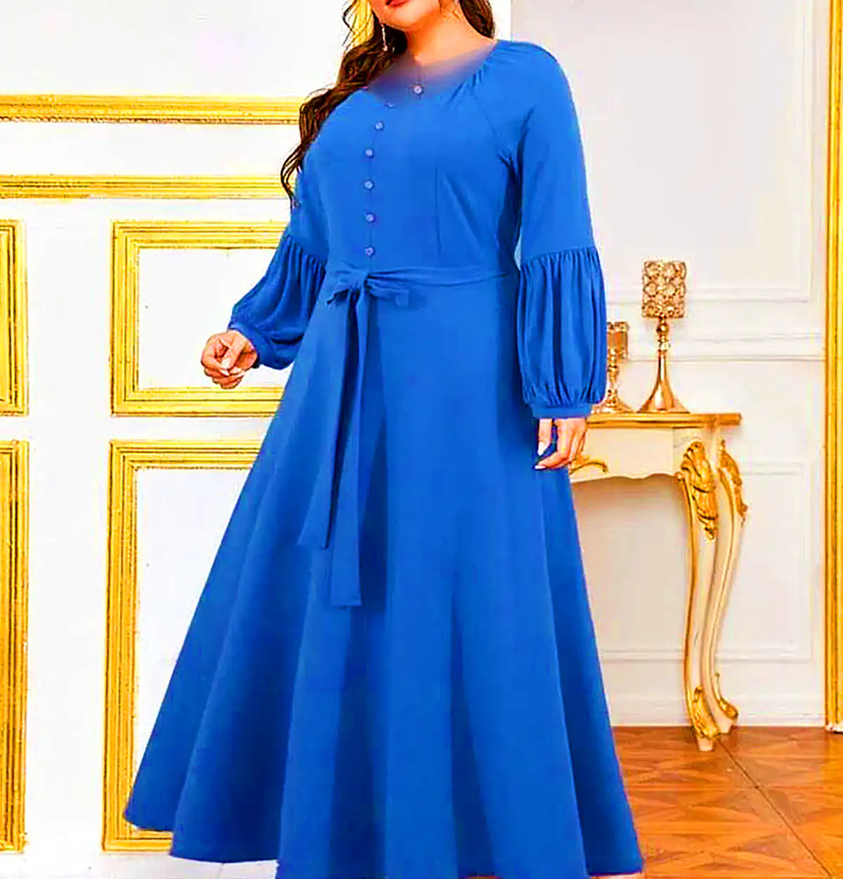 پیراهن بلند طرحدار زنانه