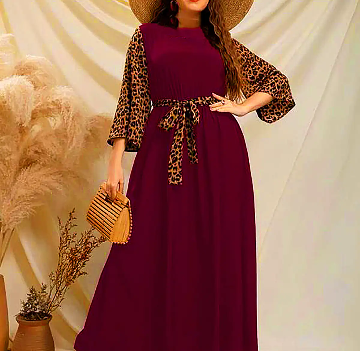 پیراهن بلند طرحدار زنانه