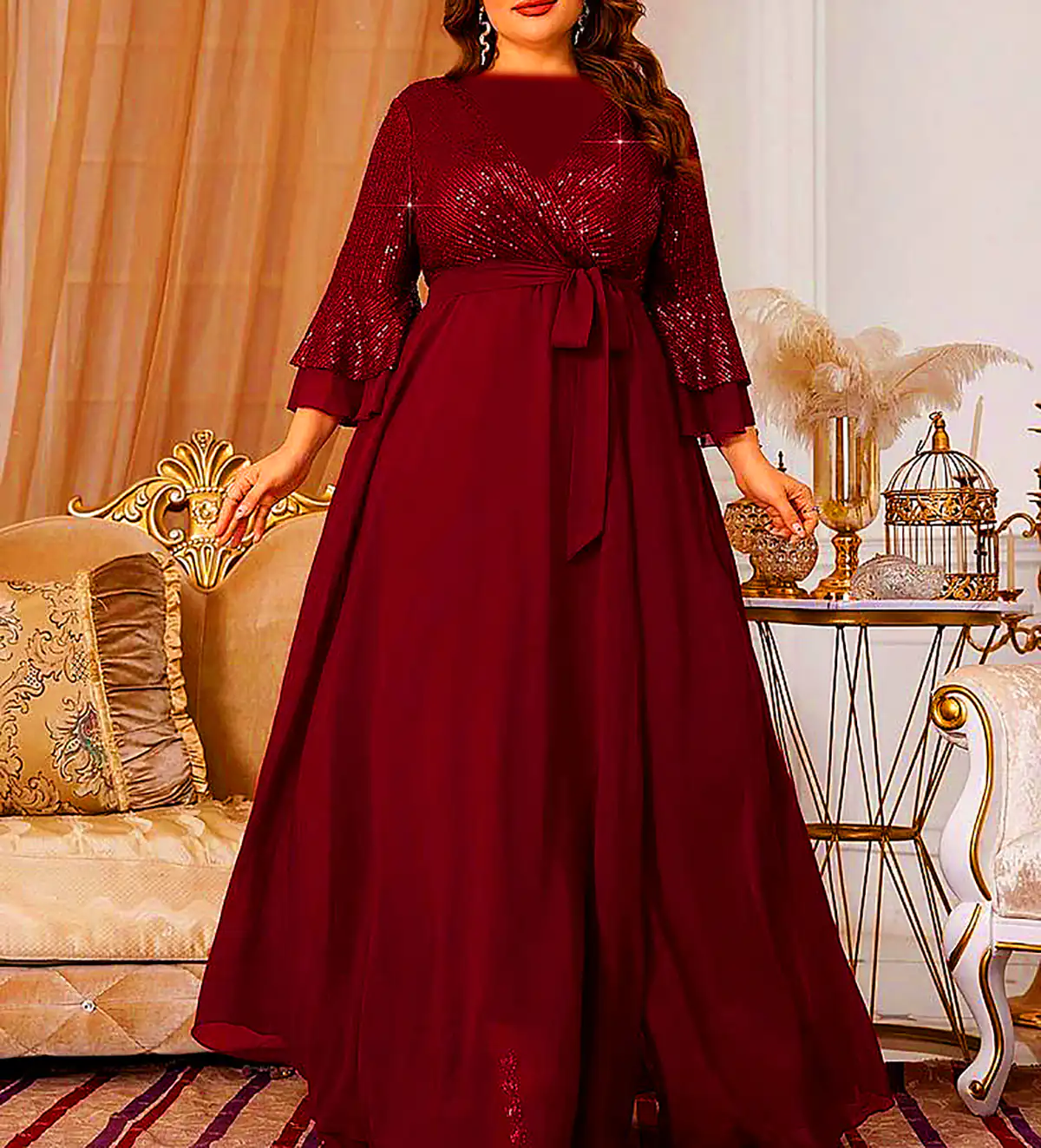 پیراهن مجلسی شاینی