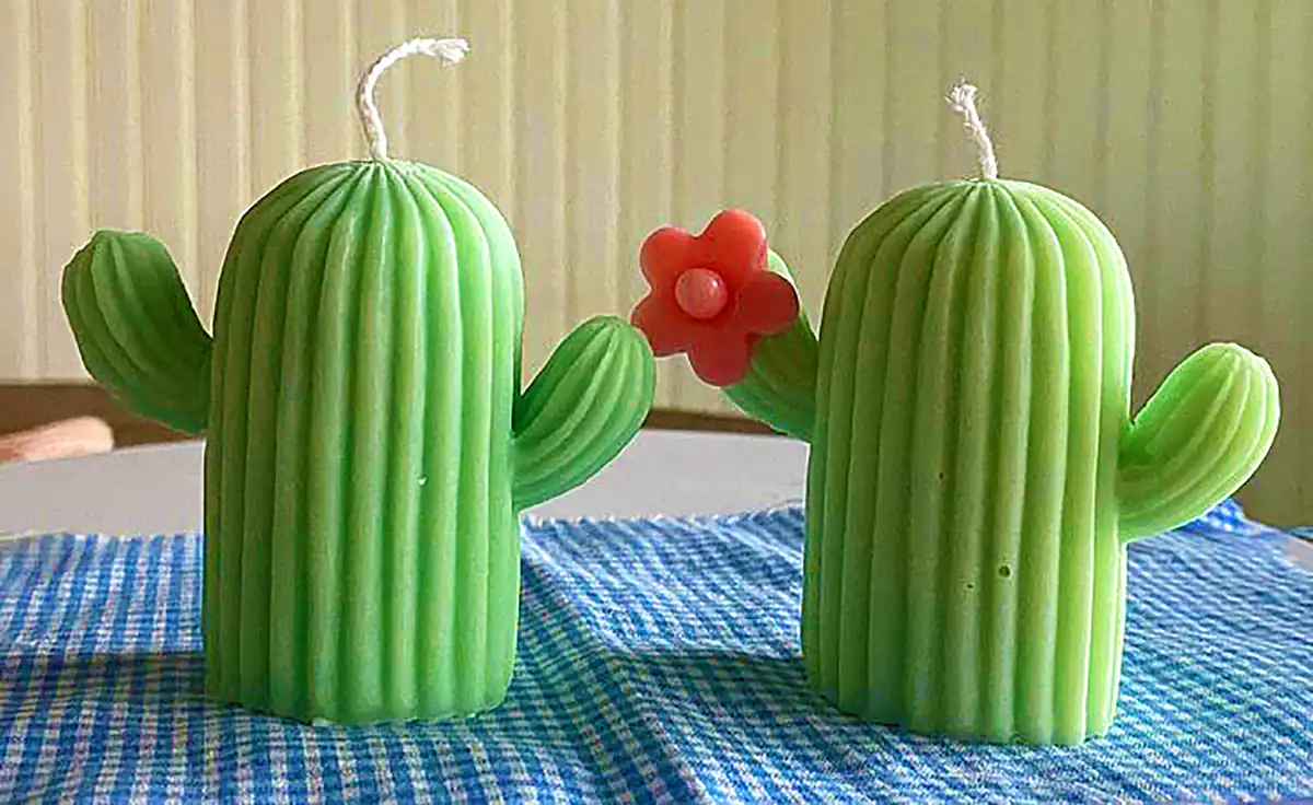 شمع استوانهای متالیک
