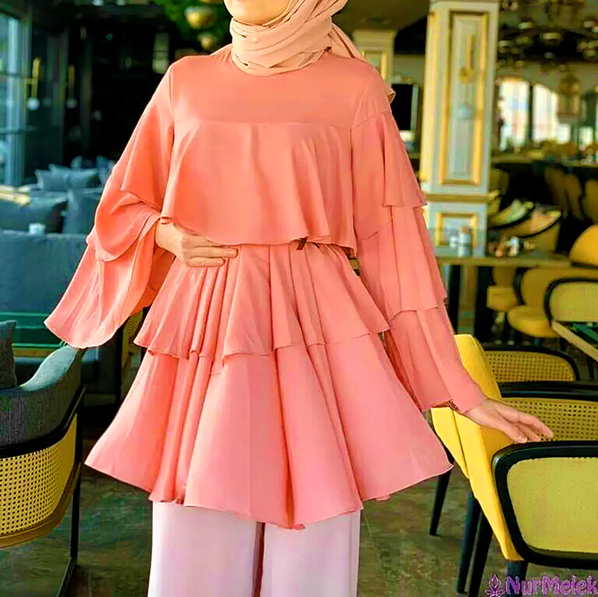 شومیز شلوار بلند حریر