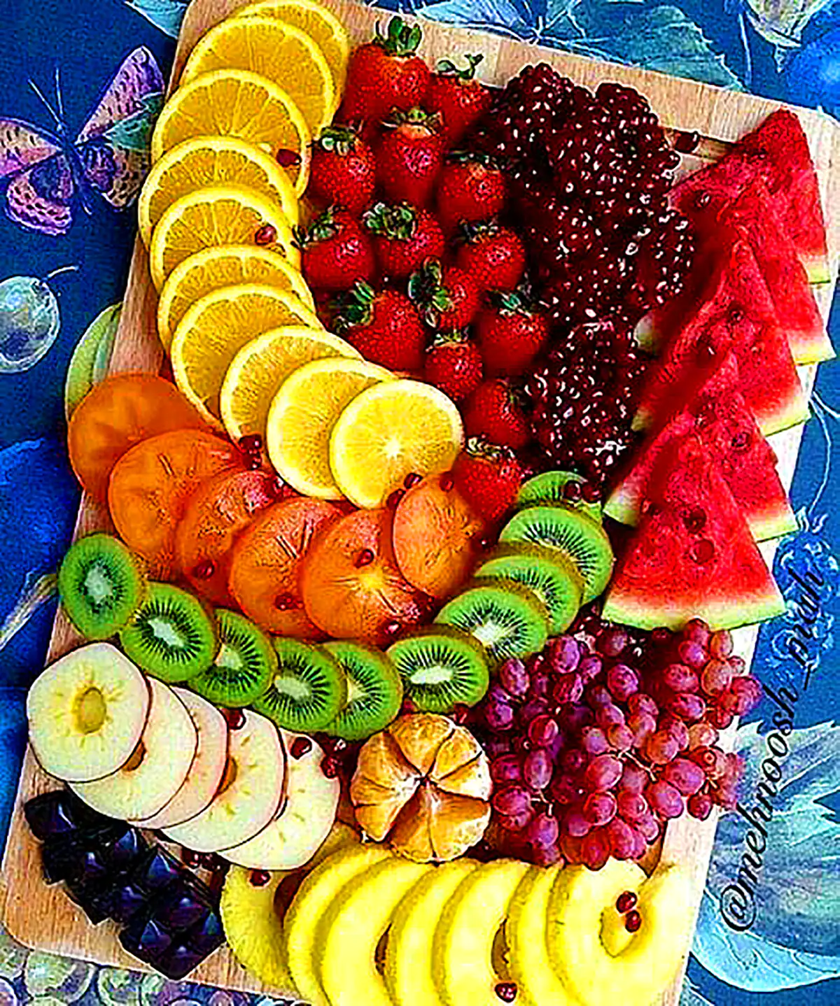 سینی سرو میوه ویژه