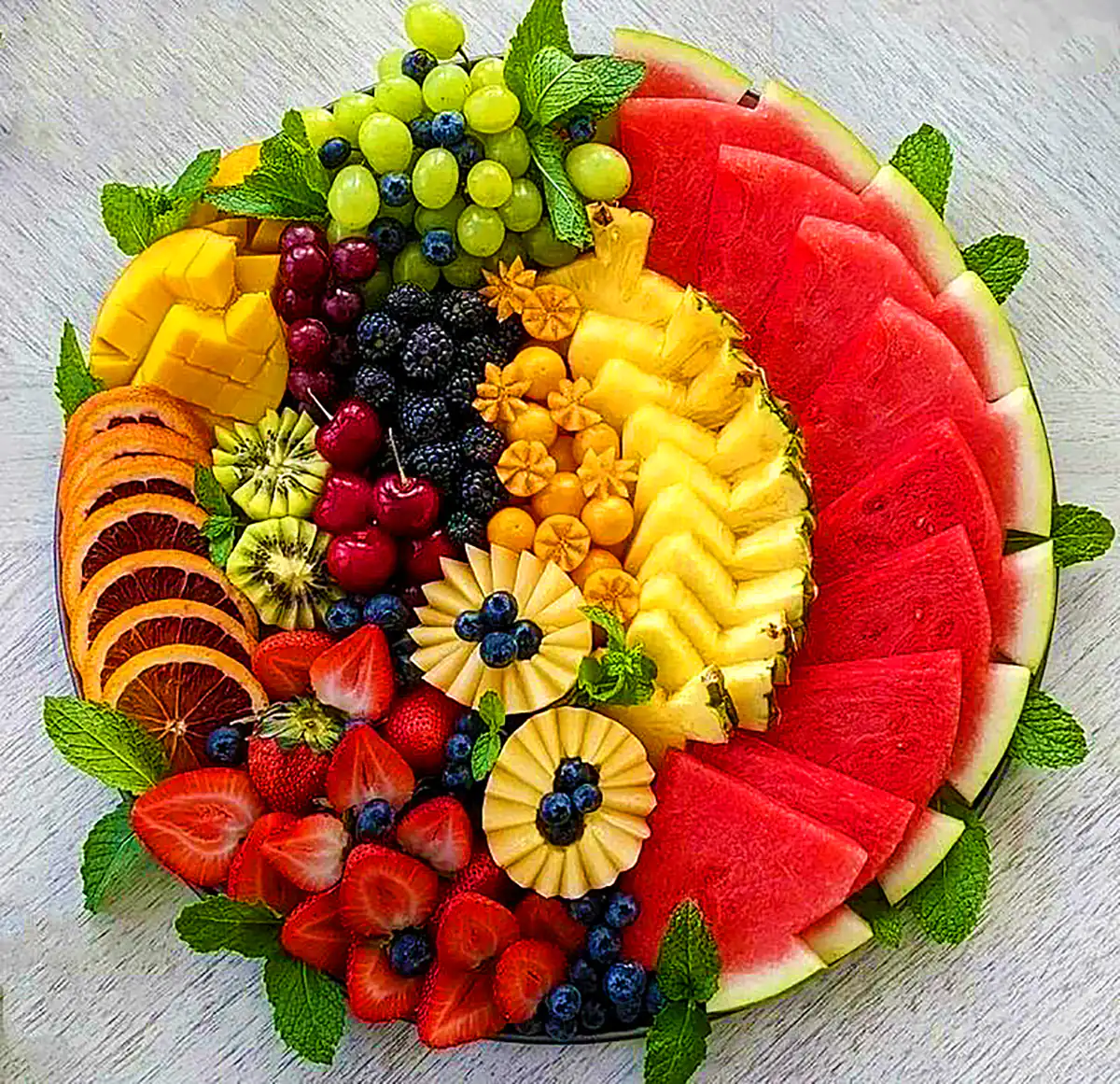 سینی سرو میوه ویژه