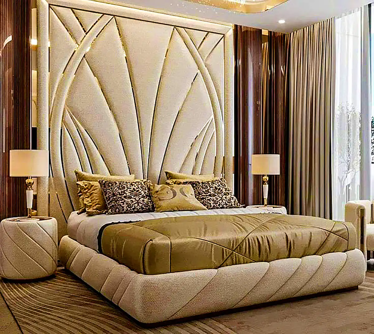 تخت خواب لاکچری مدرن