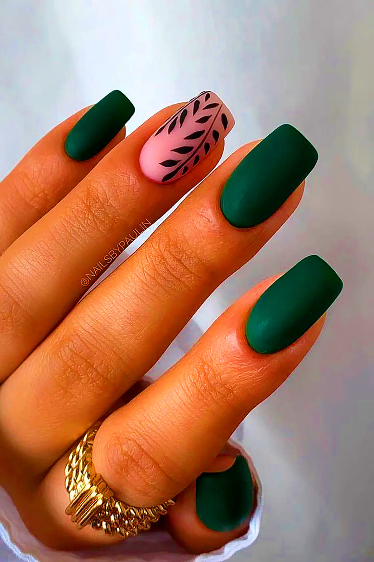 طرح ناخن سبز باکلاس ۲۰۲۴