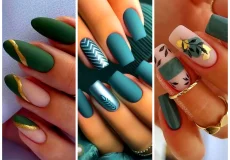 طرح ناخن سبز باکلاس ۲۰۲۴