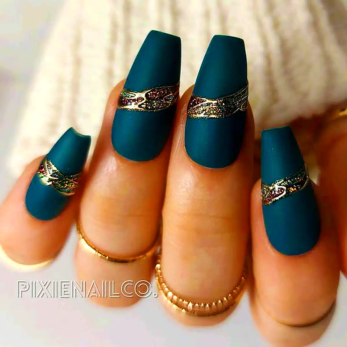 طرح ناخن سبز باکلاس ۲۰۲۴
