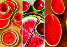 ظرف هندونه ای پینترستی 