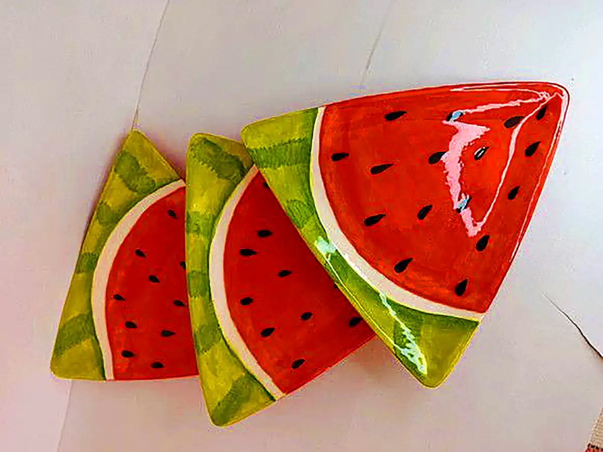 ظرف هندونه ای پینترستی 