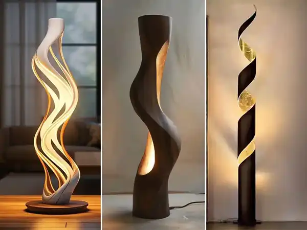 آباژور مدرن + یک روش نورپردازی به صرفه با آباژور مدرن و لاکچری