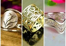 انگشتر خاص و تک نقره ای