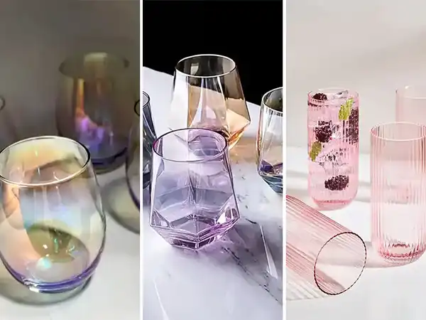 انواع لیوان پذیرایی + انواع لیوان پذیرایی برای نوشیدنیهای خاص یا تزئین میز