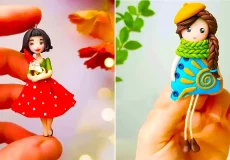 عروسک بند انگشتی زیبا