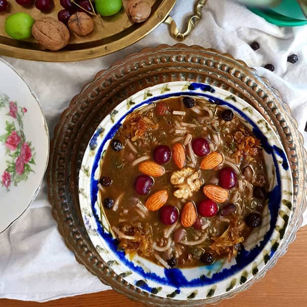 طرز تهیه آش میوه