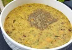طرز تهیه آش سبزی