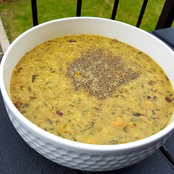 طرز تهیه آش سبزی
