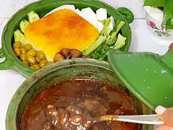 طرز تهیه باقلا فسنجان