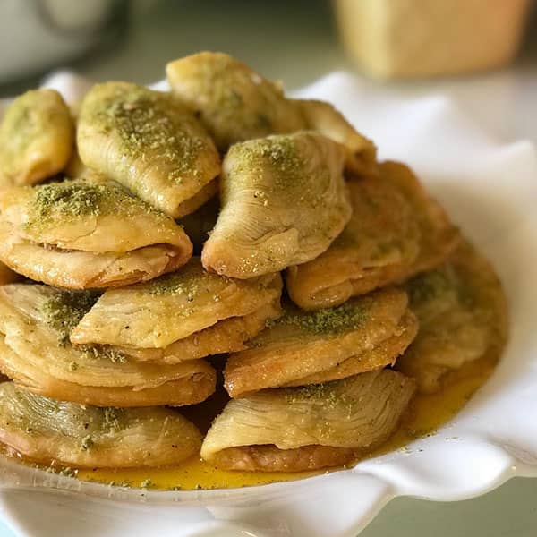 طرز تهیه باقلوا صدفی