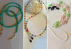 بند عینک ساده و مهره‌ای