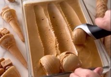 طرز تهیه بستنی کاراملی