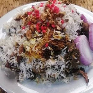 طرز تهیه باسترما پلو