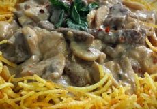 طرز تهیه بیف استراگانف