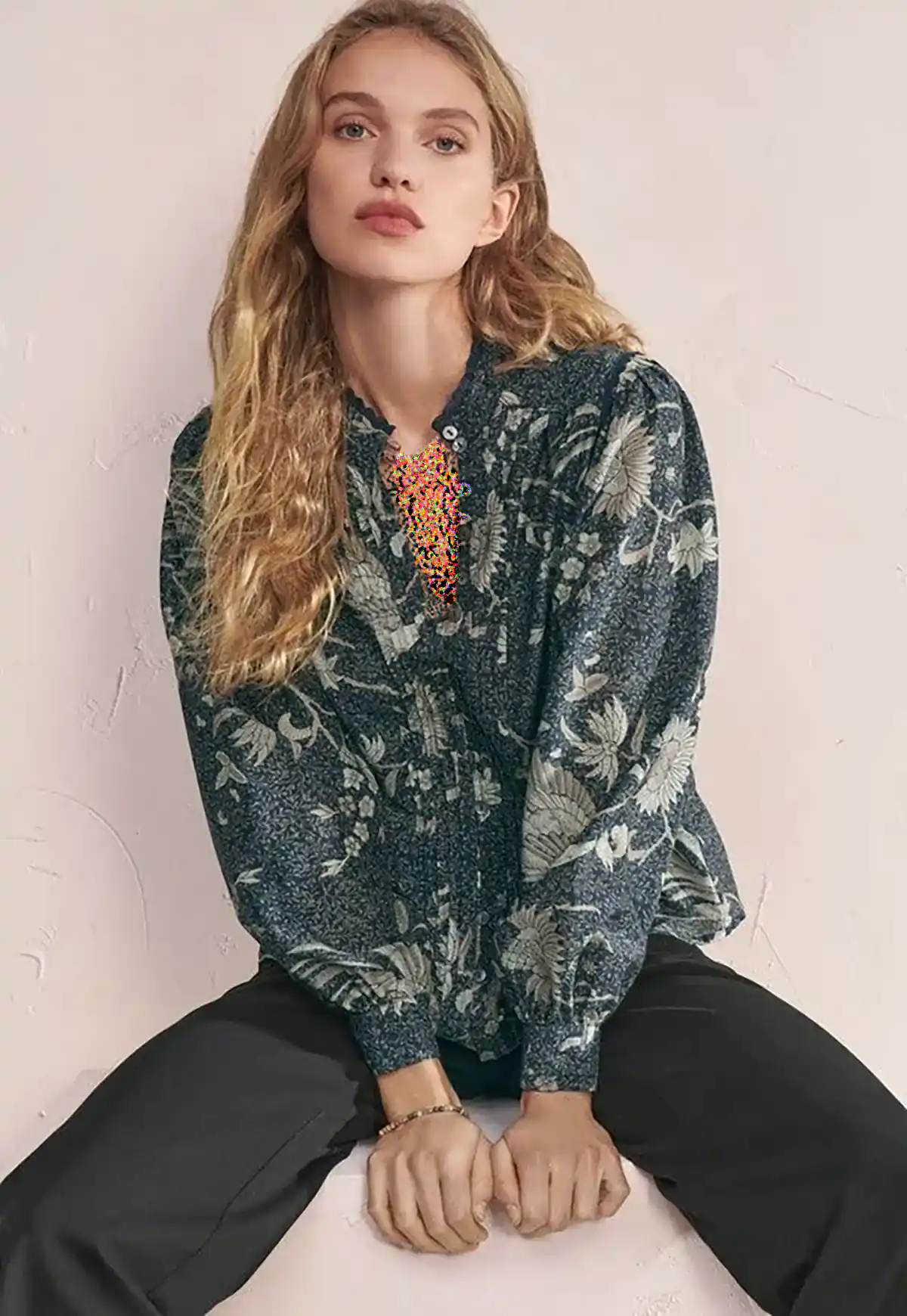 بلوز طرحدار شیک زنانه