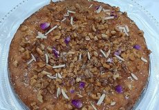 طرز تهیه کیک عسلی با گردو