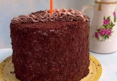 طرز تهیه کیک بی بی شکلاتی