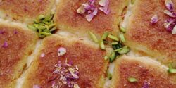 طرز تهیه کیک بسبوسه به روش مجلسی و با طعمی بی نظیر