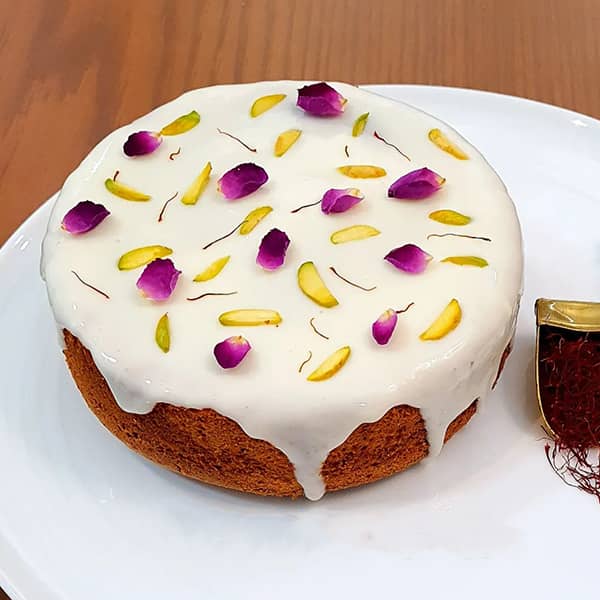 طرز تهیه کیک خامه و زعفران , دستور پخت کیک خامه و زعفران