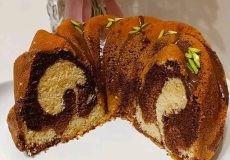 طرز تهیه کیک مرمری
