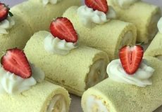 طرز تهیه کیک مینی رول